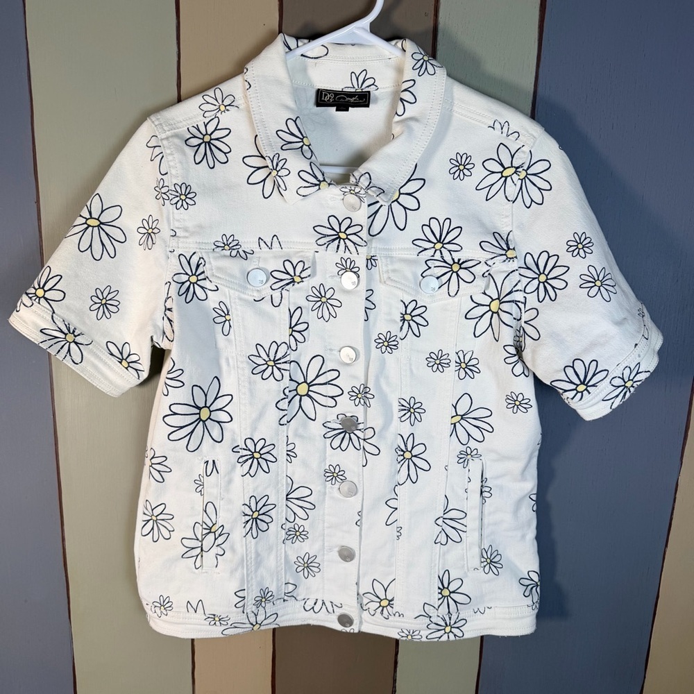 Daisy Denim Jacket-Size:Small - Picture 3 of 8